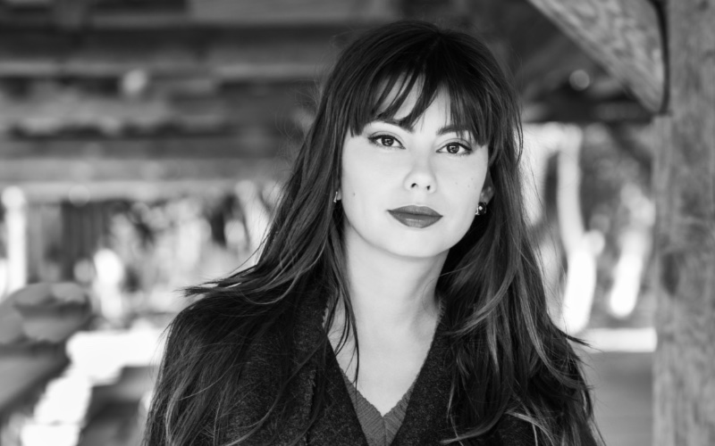 Burkin Bangs are a combination of blunt and wispy - perfect for summer.
