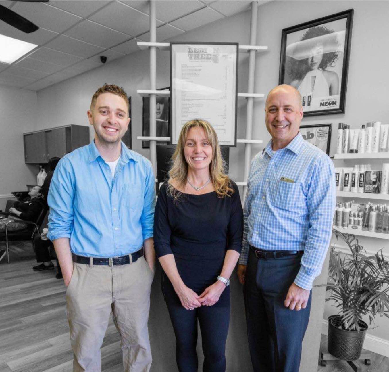 Our franchise owners at Lemon Tree Hair Salons, a top hair care franchise.