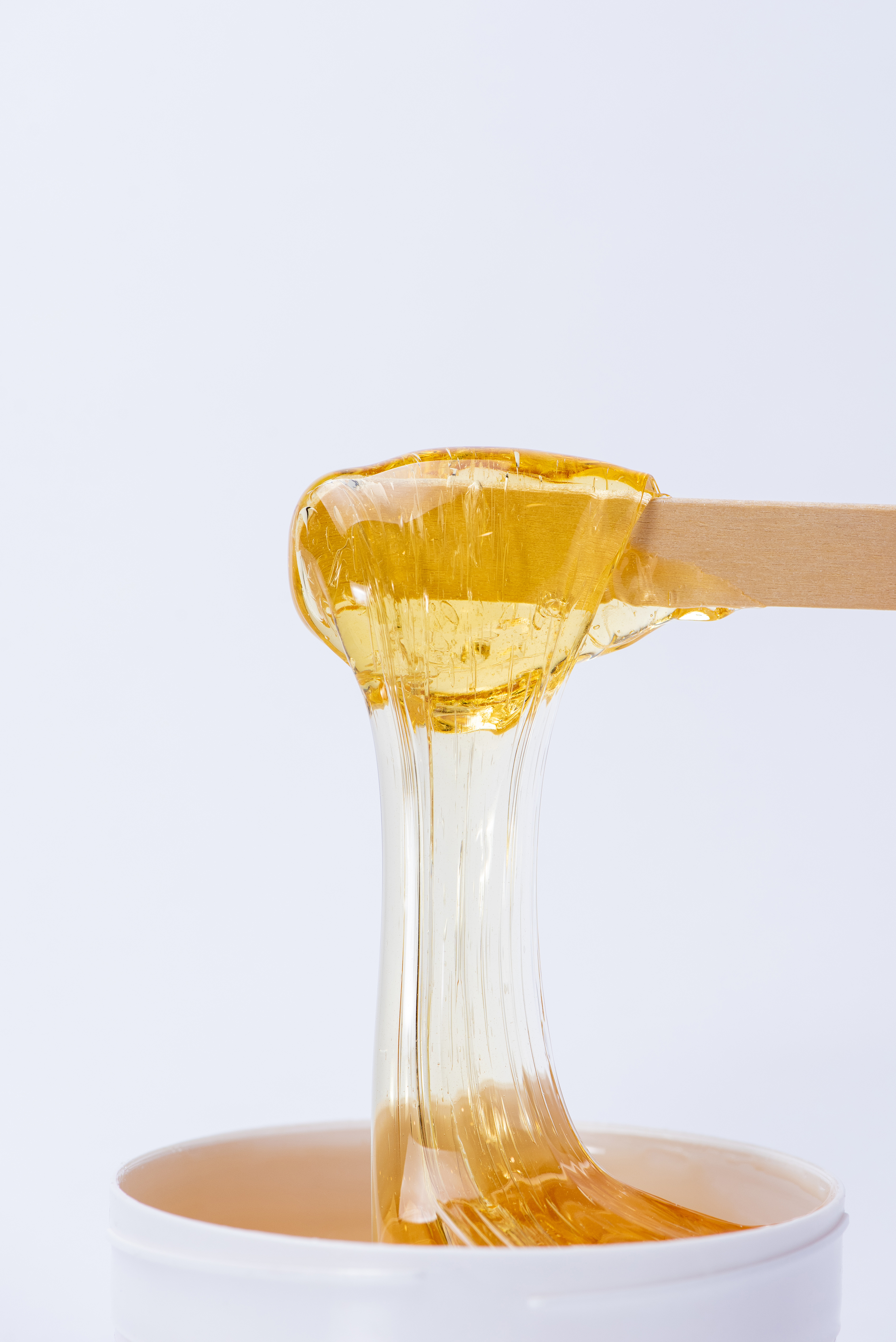 Wax used for eyebrow waxing with Lemon Tree